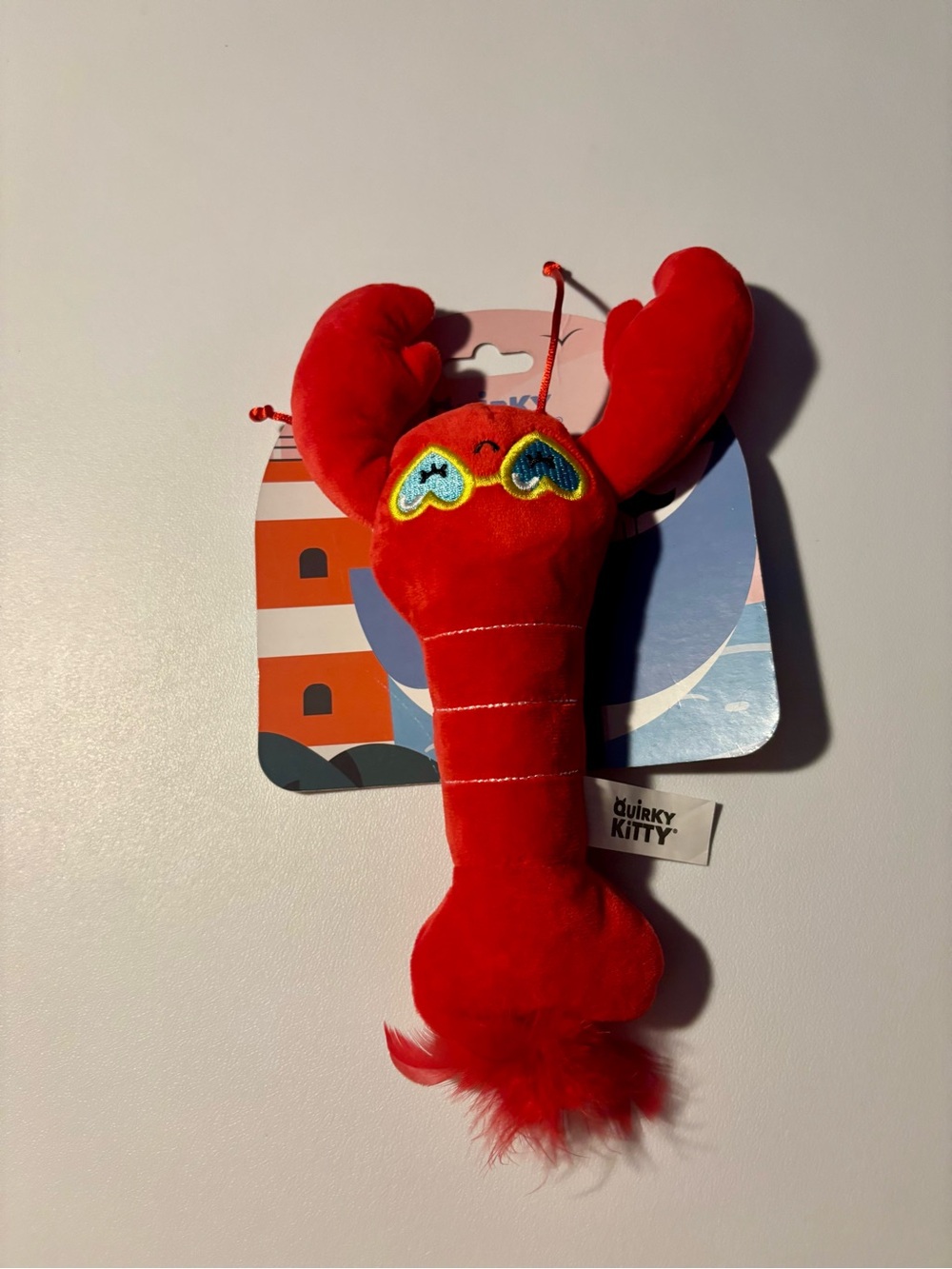NWT Quirky Kitty Lobster & Hooray House Retro Phone Cat Toy Set Catnip Kicker